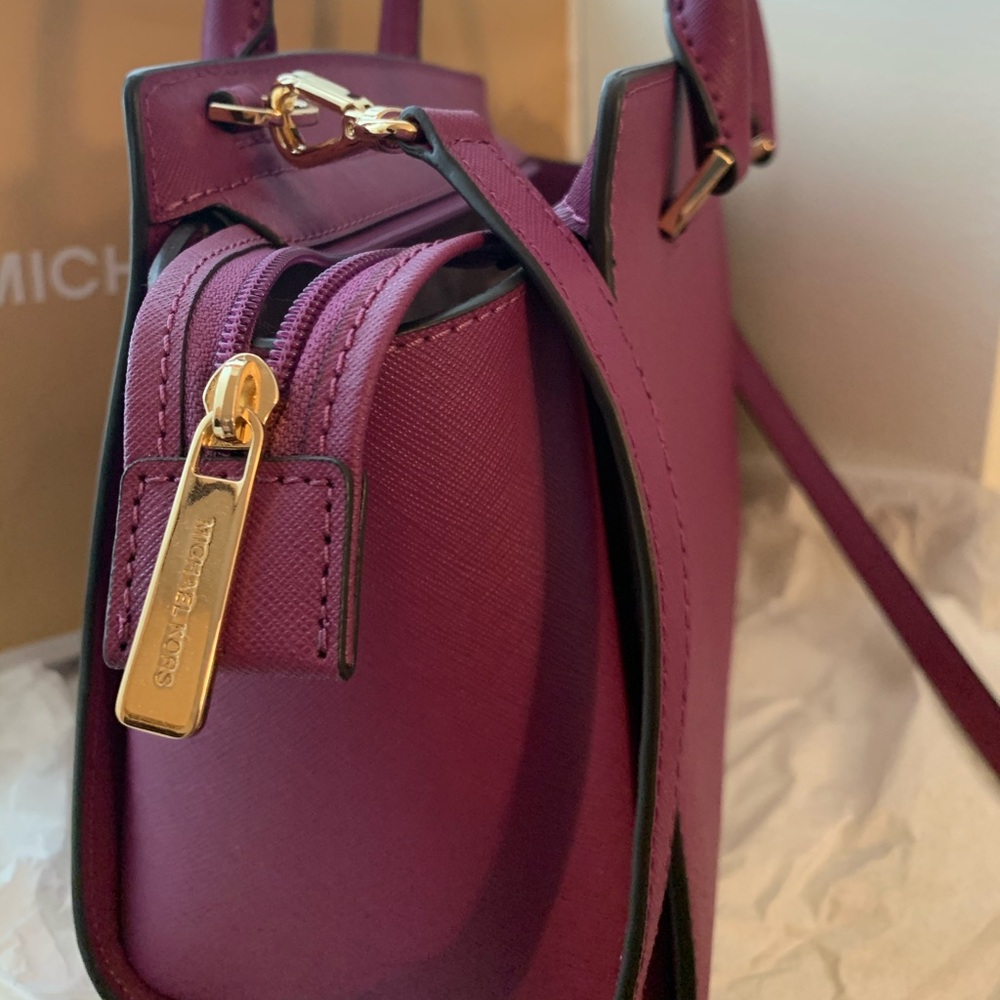 Michael Kors pomegranate Semla medium satchel - Picture 3 of 8